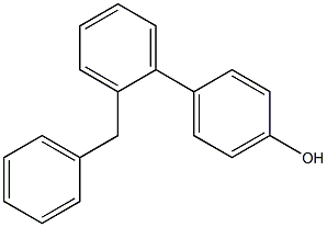 2'-Benzyl-1,1'-biphenyl-4-ol 结构式