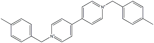 1,1'-Bis(4-methylbenzyl)-4,4'-bipyridinium 结构式