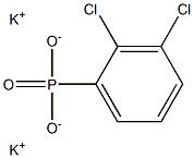 2,3-Dichlorophenylphosphonic acid dipotassium salt 结构式
