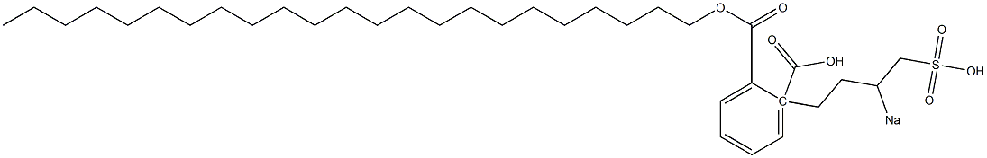 Phthalic acid 1-tricosyl 2-(3-sodiosulfobutyl) ester 结构式