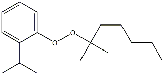 2-Isopropylphenyl 1,1-dimethylhexyl peroxide 结构式