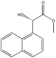 [S,(+)]-1-Naphtylglycolic acid methyl ester 结构式