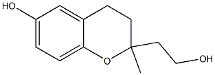 3,4-Dihydro-6-hydroxy-2-methyl-2H-1-benzopyran-2-ethanol 结构式