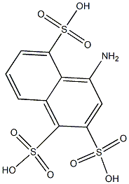 4-Amino-1,2,5-naphthalenetrisulfonic acid 结构式