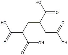 Butane-1,1,3,4-tetracarboxylic acid 结构式