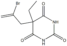 5-(2-Bromoallyl)-5-ethylbarbituric acid 结构式