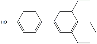 4-(3,4,5-Triethylphenyl)phenol 结构式