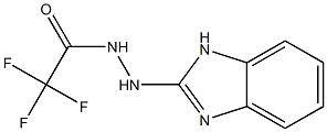 2-(1H-Benzimidazol-2-yl)-1-(trifluoroacetyl)hydrazine 结构式
