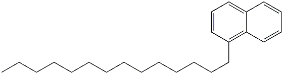 1-Tetradecylnaphthalene 结构式