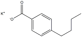 4-Butylbenzoic acid potassium salt 结构式