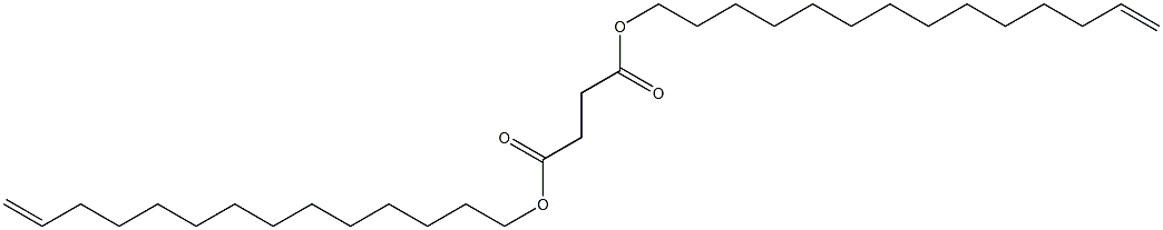 Succinic acid di(13-tetradecenyl) ester 结构式