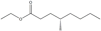 [S,(+)]-4-Methyloctanoic acid ethyl ester 结构式