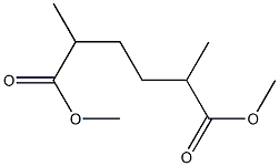 Hexane-2,5-dicarboxylic acid dimethyl ester 结构式