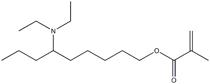 Methacrylic acid 6-(diethylamino)nonyl ester 结构式