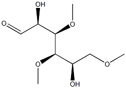 3-O,4-O,6-O-Trimethyl-D-mannose 结构式