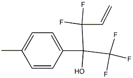 1,1,1,3,3-Pentafluoro-2-(4-methylphenyl)-4-penten-2-ol 结构式