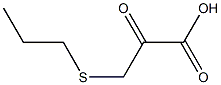 3-(Propylthio)pyruvic acid 结构式