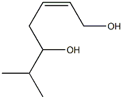 (Z)-6-Methyl-2-heptene-1,5-diol 结构式