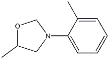 3-(2-Methylphenyl)-5-methyloxazolidine 结构式