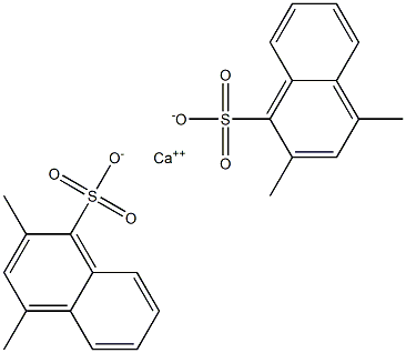 Bis(2,4-dimethyl-1-naphthalenesulfonic acid)calcium salt 结构式