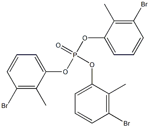 Phosphoric acid tris(3-bromo-2-methylphenyl) ester 结构式