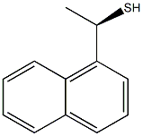 (R)-1-(1-Naphtyl)ethanethiol 结构式