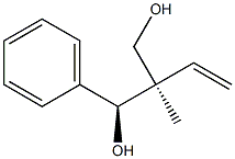 (1S,2R)-1-Phenyl-2-methyl-2-vinyl-1,3-propanediol 结构式