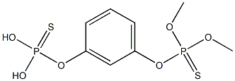 (1,3-Phenylenedioxy)bis(thiophosphonic acid O,O-dimethyl) ester 结构式
