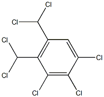 1,2,3-Trichloro-4,5-bis(dichloromethyl)benzene 结构式
