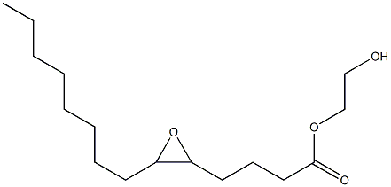 5,6-Epoxymyristic acid 2-hydroxyethyl ester 结构式