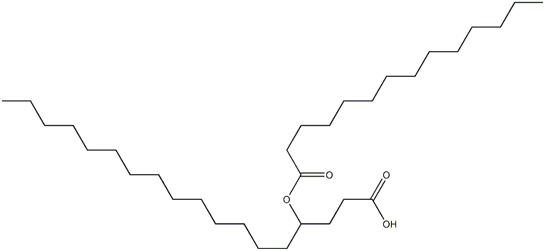 4-Myristoyloxyoctadecanoic acid 结构式