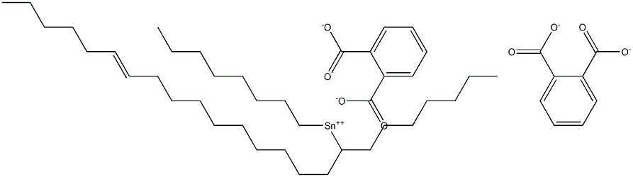 Bis[phthalic acid 1-(10-hexadecenyl)]dioctyltin(IV) salt 结构式