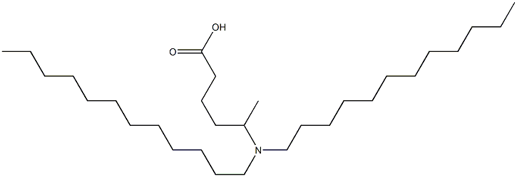 5-(Didodecylamino)hexanoic acid 结构式