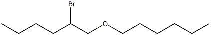 Hexyl 2-bromohexyl ether 结构式