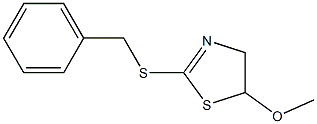 5-Methoxy-2-[benzylthio]-2-thiazoline 结构式