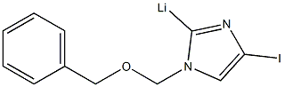 4-Iodo-2-lithio-1-[(benzyloxy)methyl]-1H-imidazole 结构式