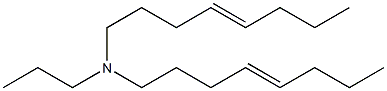 N-Propyl-N,N-di(4-octenyl)amine 结构式