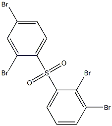 2,3-Dibromophenyl 2,4-dibromophenyl sulfone 结构式