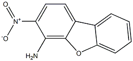 4-Amino-3-nitrodibenzofuran 结构式