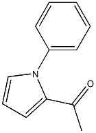 1-Phenyl-2-acetyl-1H-pyrrole 结构式