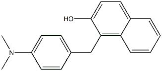 1-[4-(Dimethylamino)benzyl]-2-naphthol 结构式