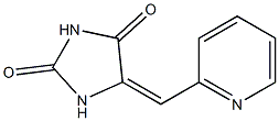 5-(2-Pyridylmethylene)hydantoin 结构式