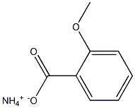 2-Methoxybenzoic acid ammonium salt 结构式