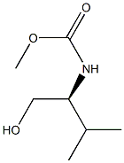 (-)-[(S)-1-Hydroxymethyl-2-methylpropyl]carbamic acid methyl ester 结构式