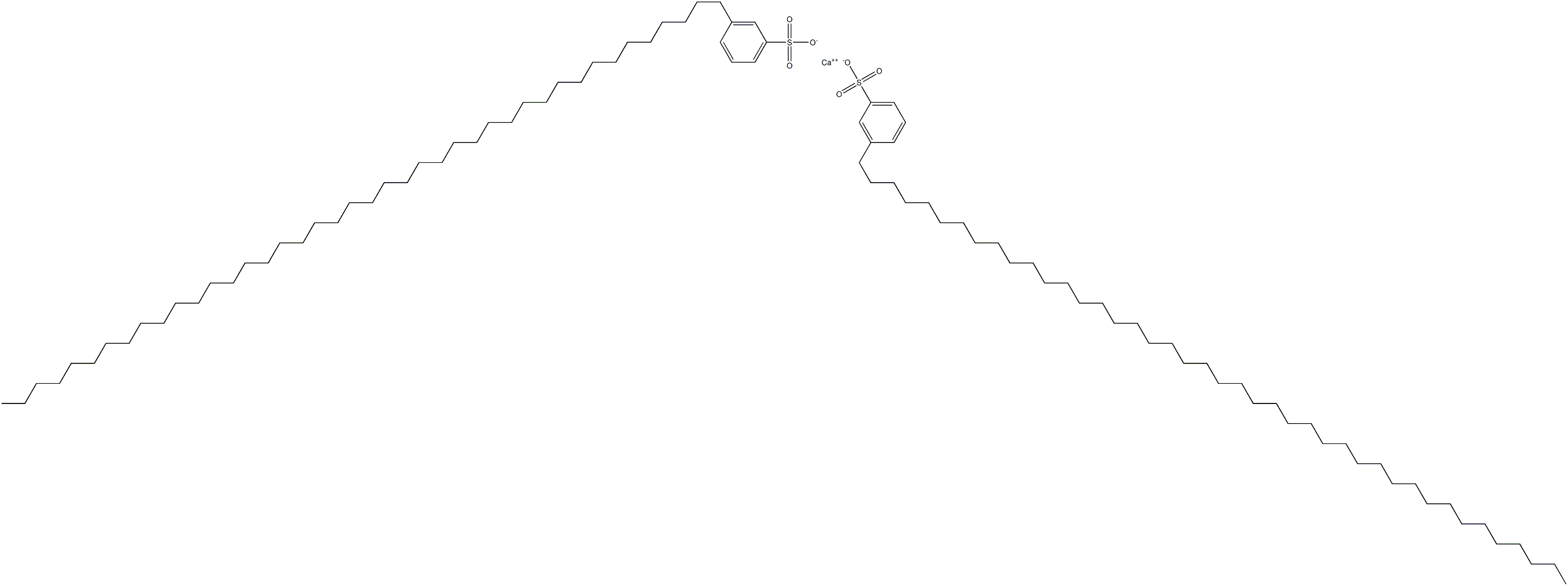 Bis[3-(dotetracontan-1-yl)benzenesulfonic acid]calcium salt 结构式