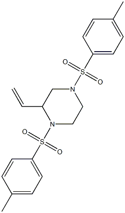 1,4-Ditosyl-3-vinylpiperazine 结构式