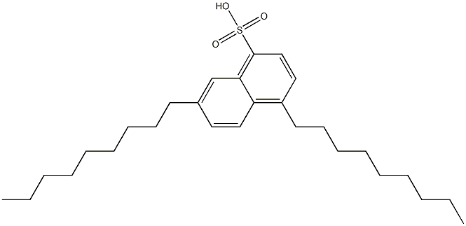 4,7-Dinonyl-1-naphthalenesulfonic acid 结构式