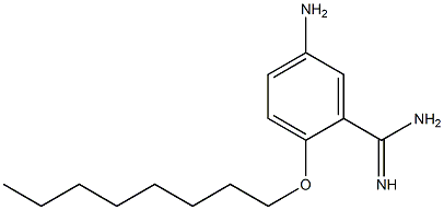 5-Amino-2-(octyloxy)benzamidine 结构式