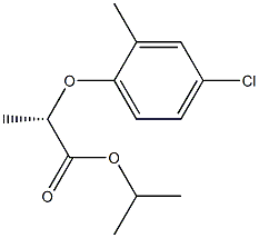 (S)-2-(4-Chloro-2-methylphenoxy)propanoic acid 1-methylethyl ester 结构式