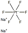 Sodium hexafluoroplatinate(IV) 结构式